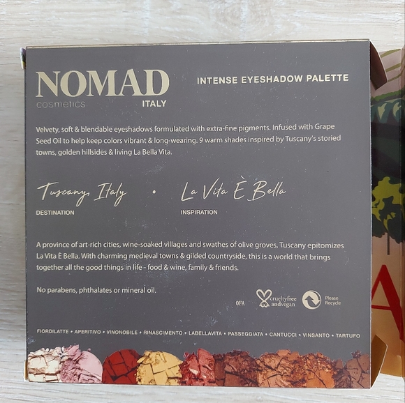 Nomad cosmetics Tosca eyeshadow palette - Picture 2 of 5